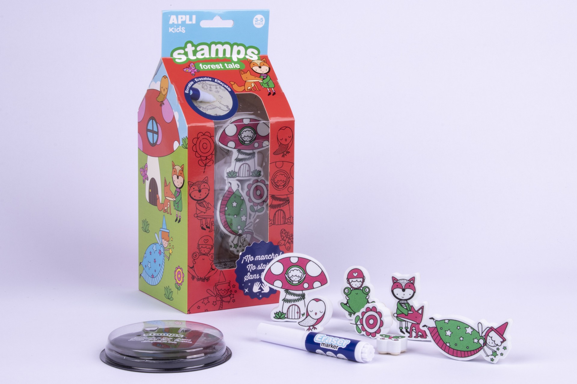 Conjunto Carimbos Apagáveis | Floresta Magica