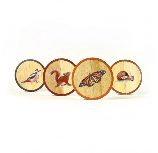 Puzzle Circles | Animais Bosque