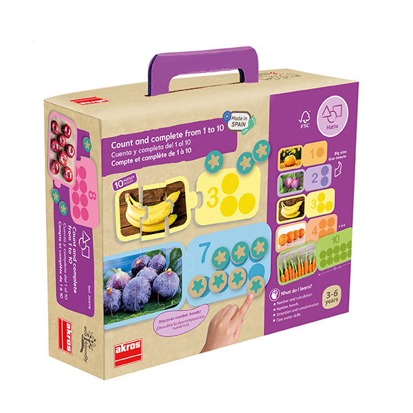 Jogo | Completa e Conta de 1 a 10