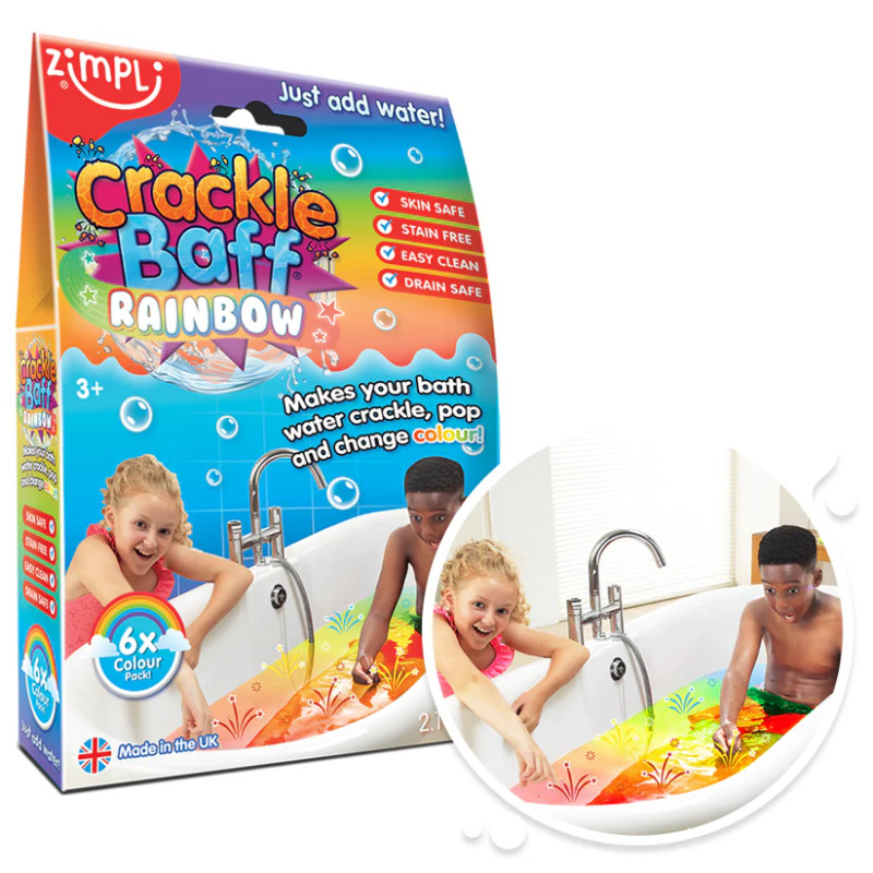 Zimpli Kids Crackle Baff Colours Rainbow