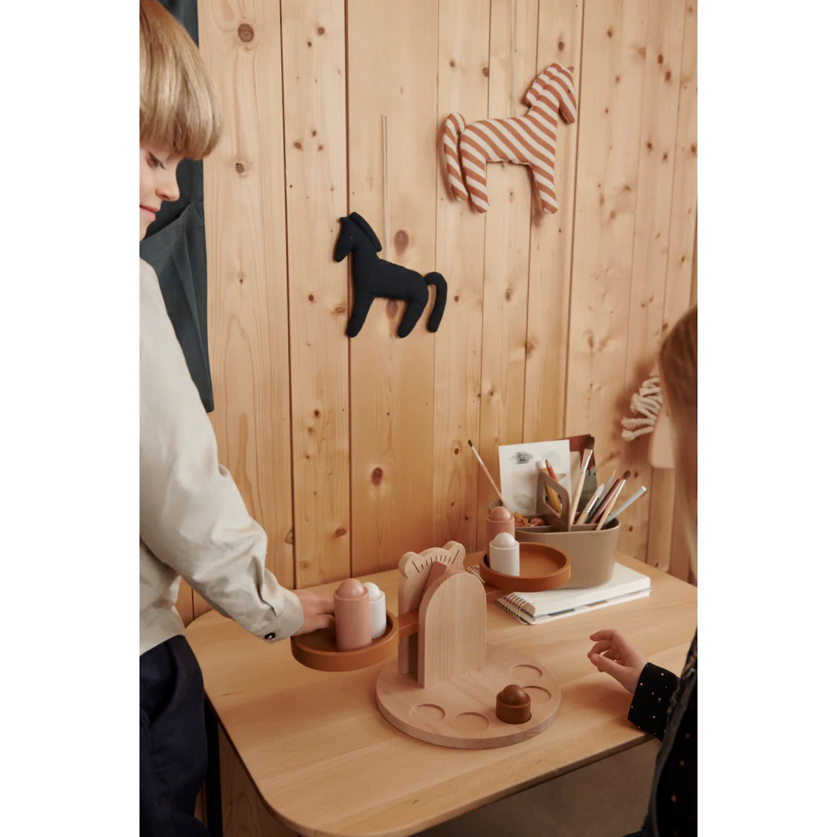 Liewood | Balança de Madeira Ronni Faune Green