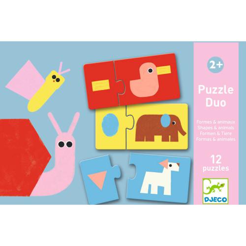 Puzzle Duo | Formas & Animais