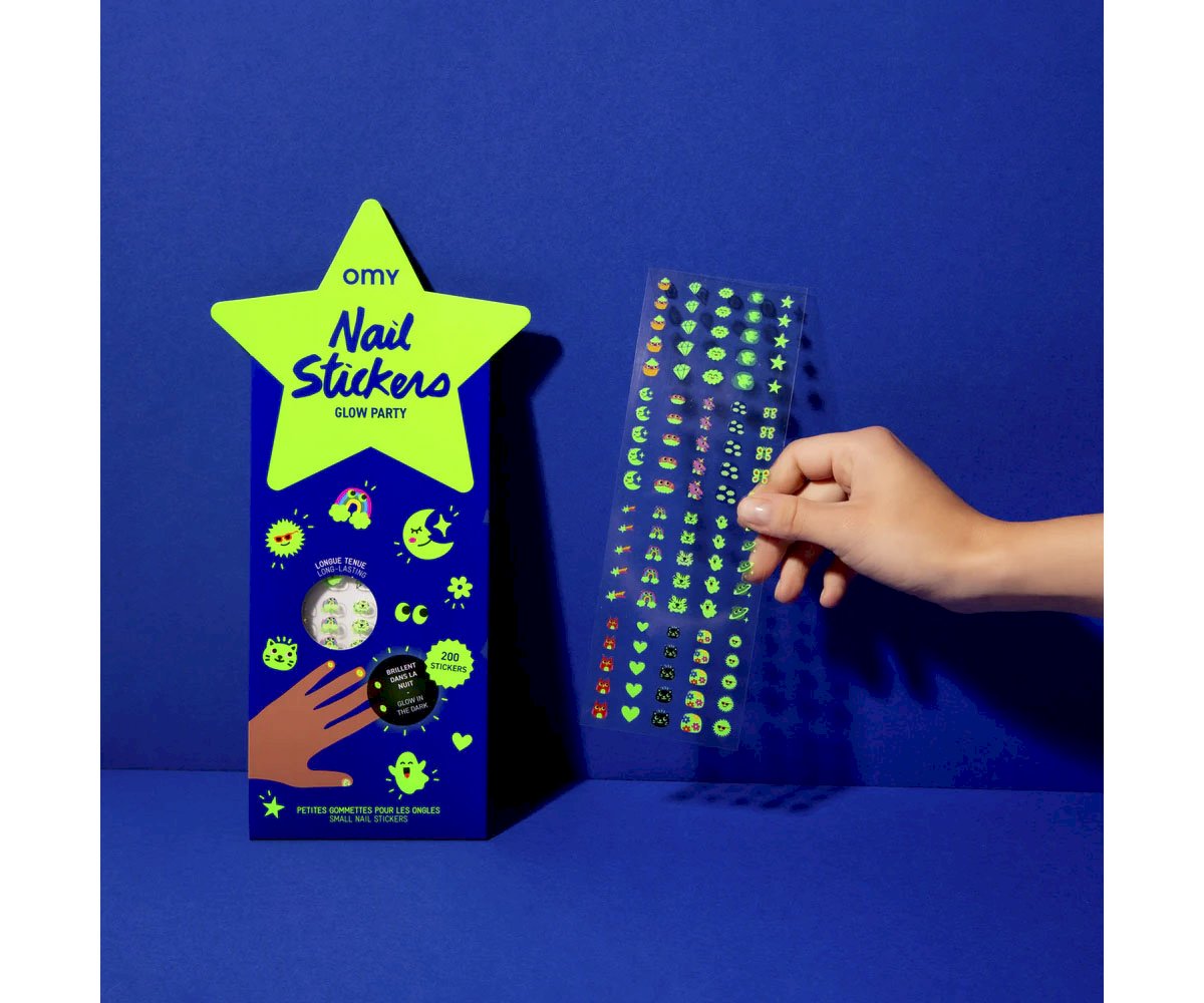 Omy Adesivos para unhas Glow Good Night