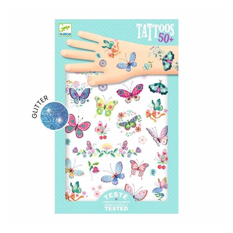 Tatuagens Temporárias | Borboletas de Sonho Glitter