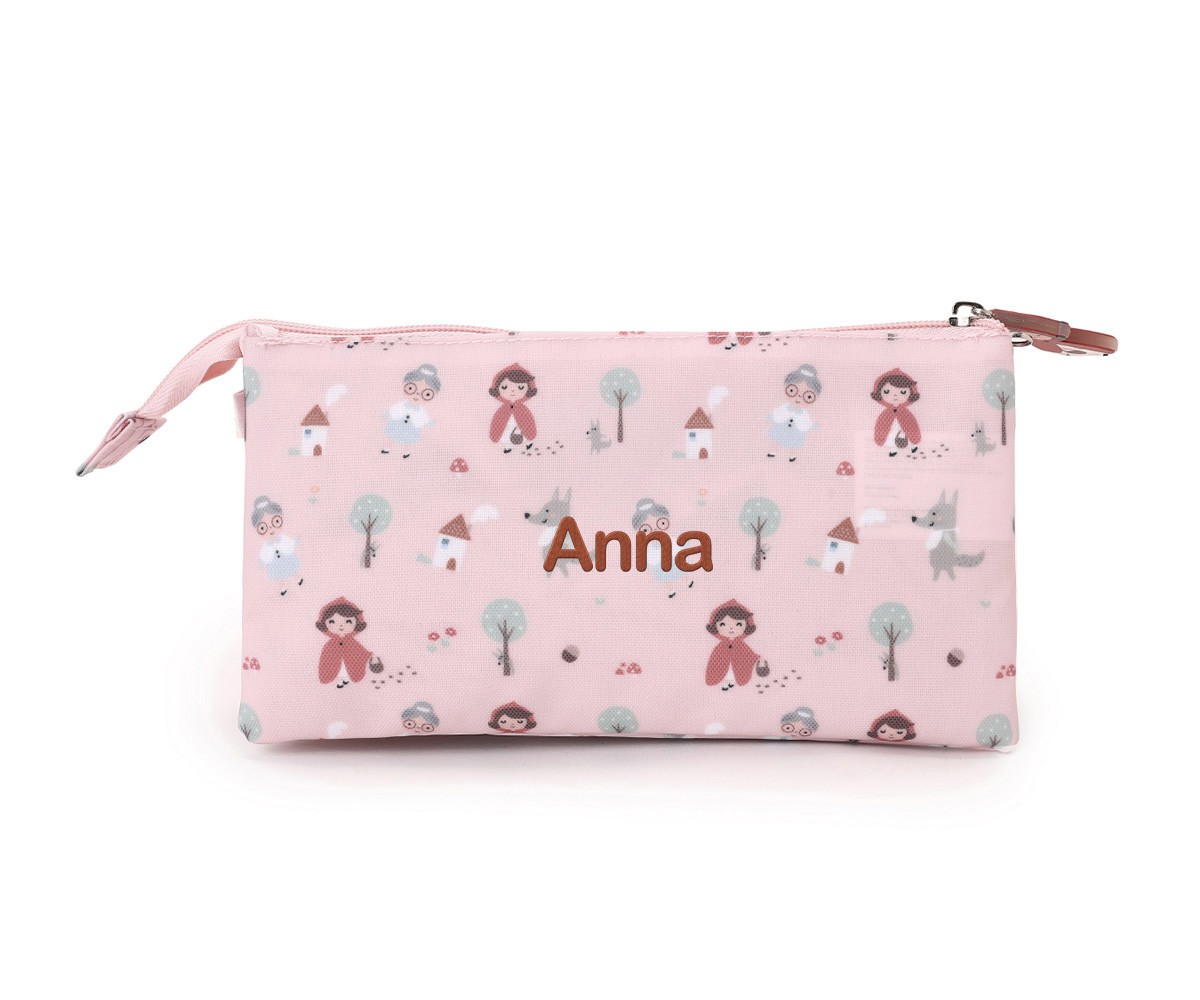 Estojo 3 Compartimentos Personalizável Tutete |  Little Red