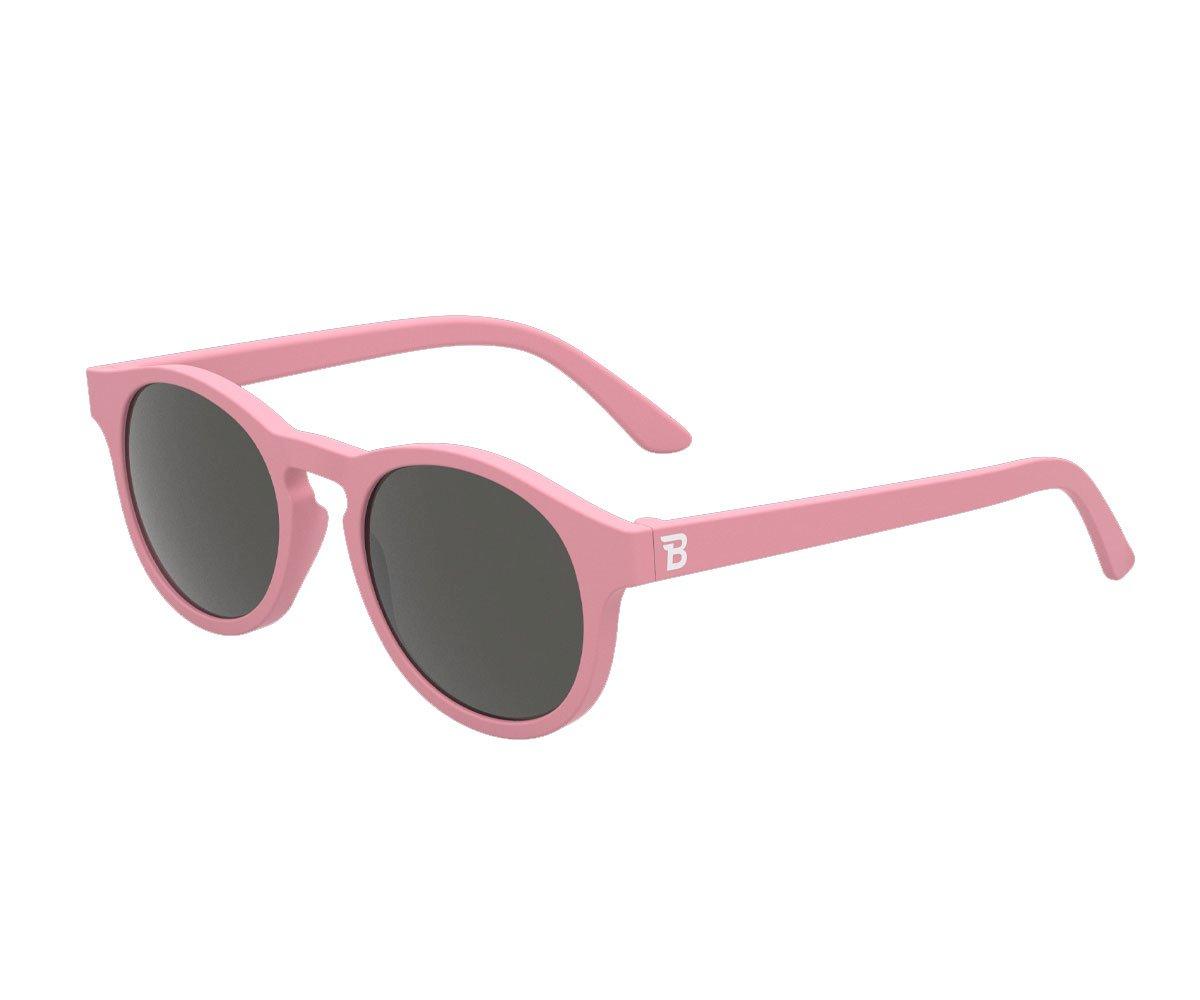 Óculos de Sol Babiators Flexíveis | Keyhole Smoke Lenses Seashell Pink  0-2 anos