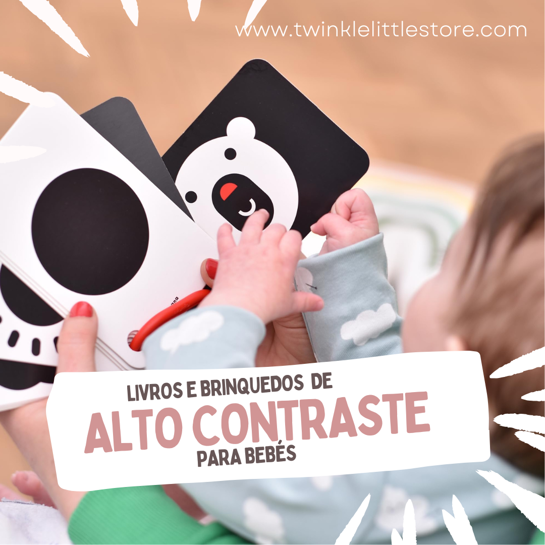 Livros e Brinquedos de Alto Contraste para Bebés Livros e Brinquedos de Alto Contraste para Bebés