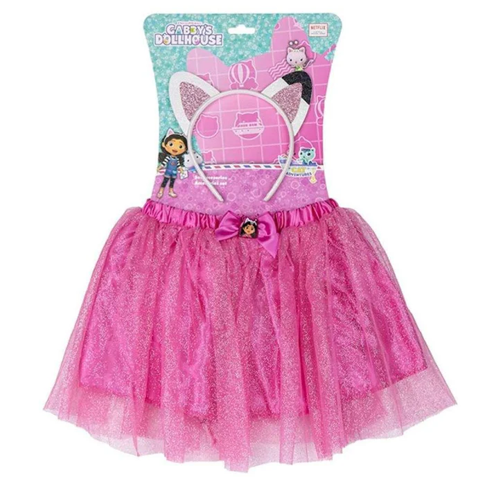 Disfarce Bandolete + Saia Tule | Gabby's Dollhouse