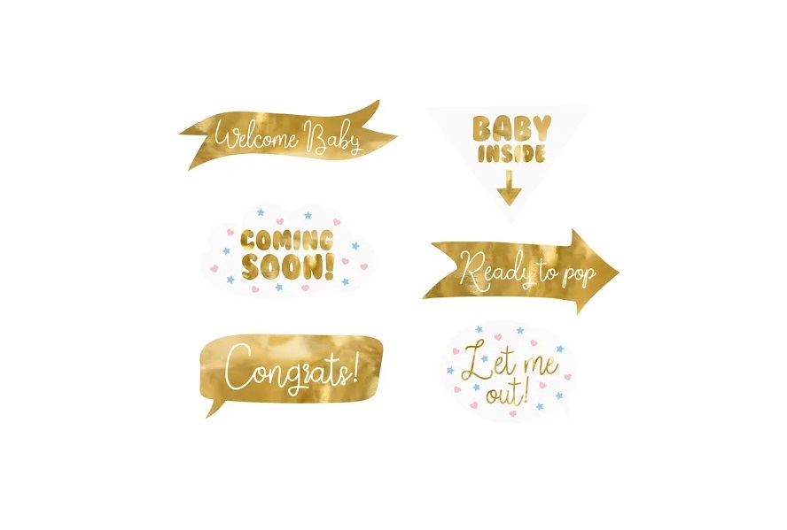 Photo props | Baby Shower