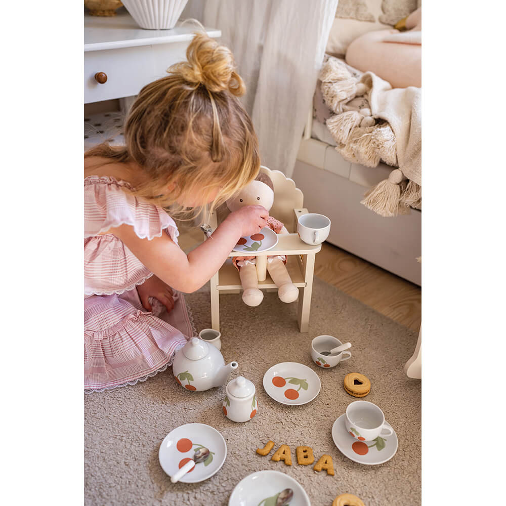 Conjunto Chá em Porcelana | Cerejas