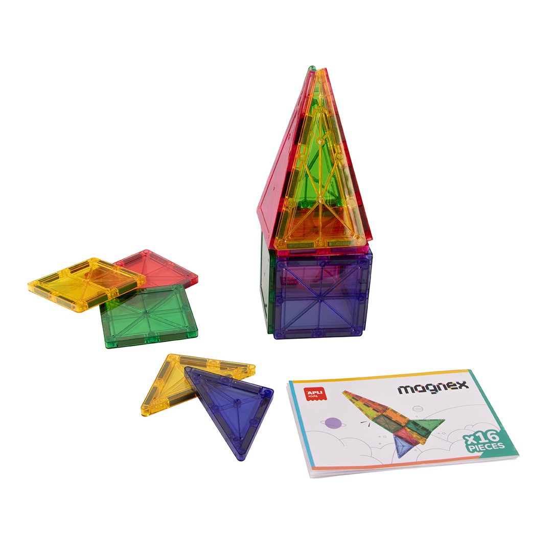 Jogo Magnético Magnex Apli | 16 peças