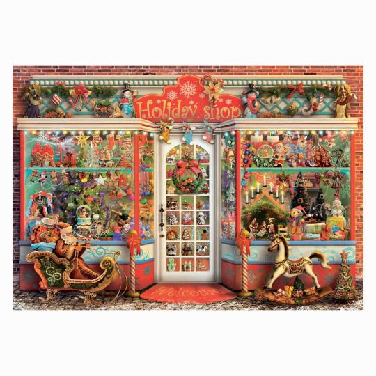Clementoni | Puzzle 1000 peças Holiday Shop
