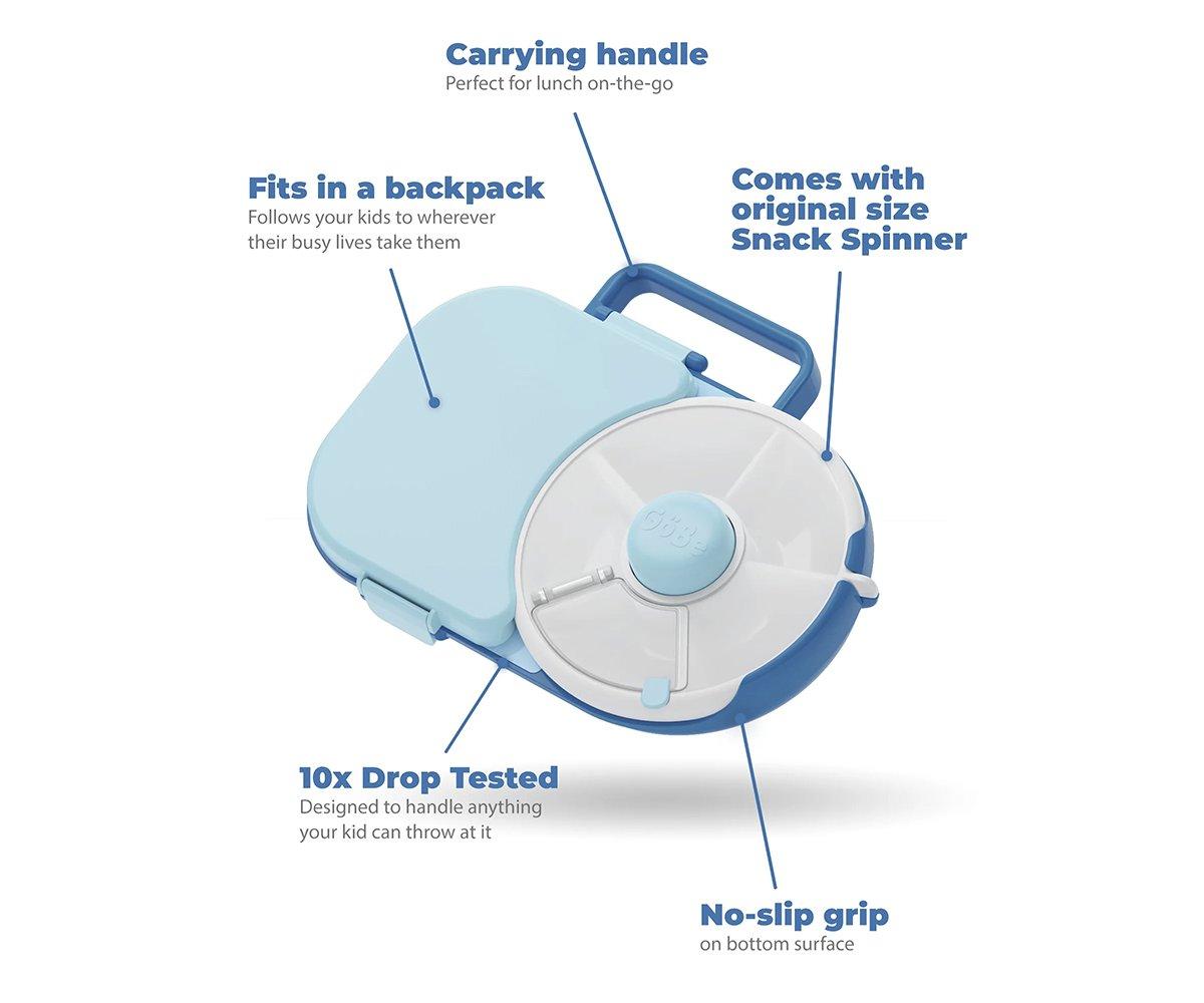 GöBe | Snack Spinner Flip 2 em 1 Coral