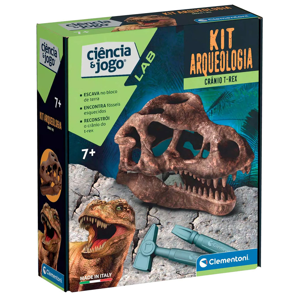 Kit de Arqueologia | Crânio T-Rex