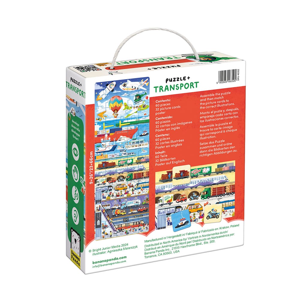 Puzzle + Transport | +4 anos