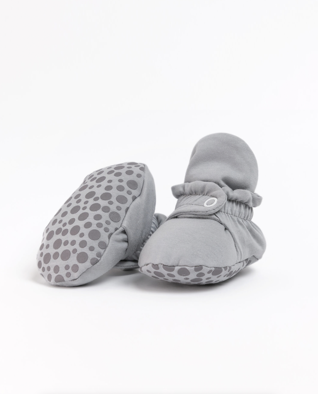 Baby Booties | Silver Macaron