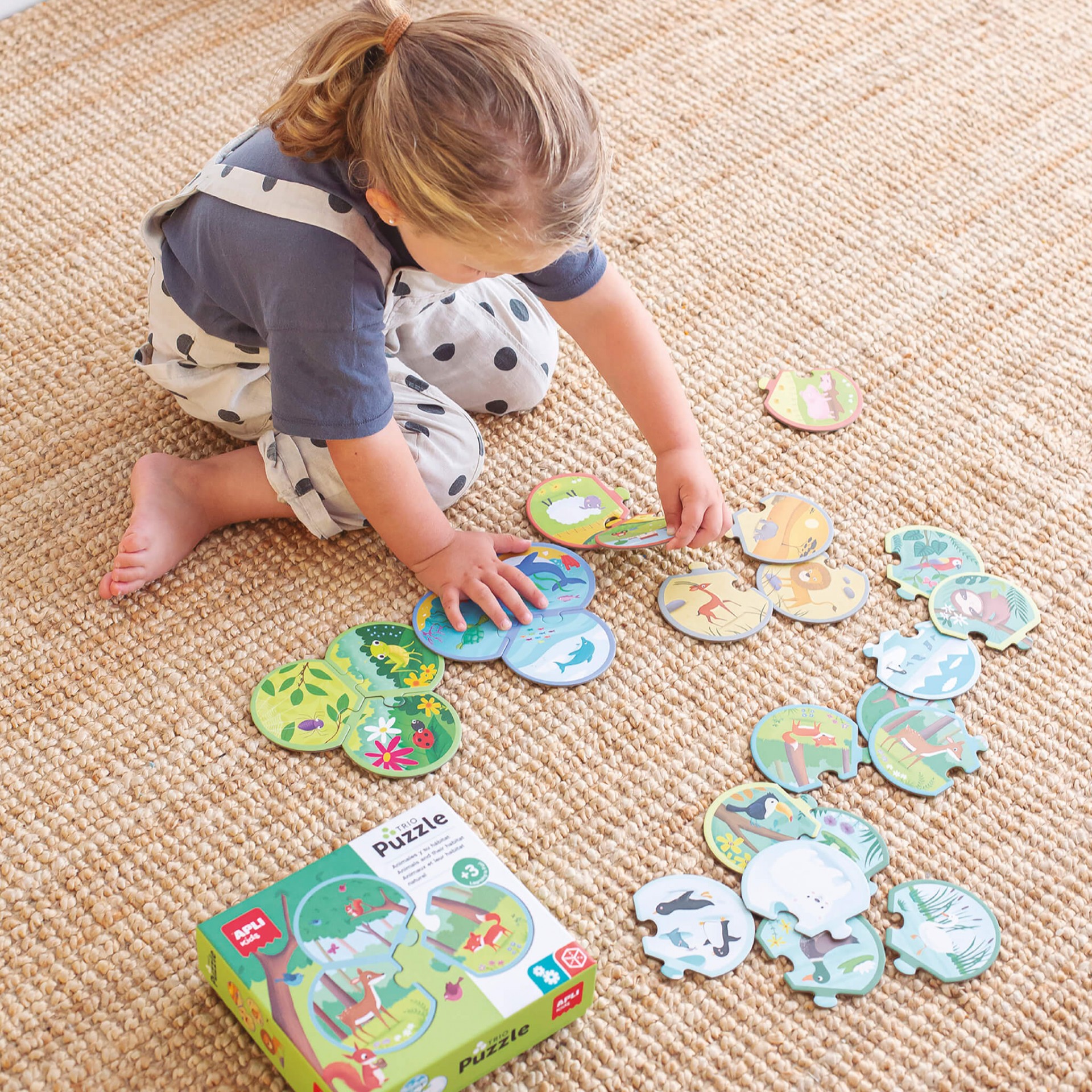 Puzzle Trio | Animais e Habitat