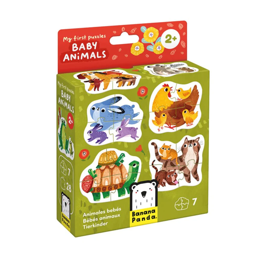 Banana Panda | Primeiro Puzzle Animais Bebés +2 anos