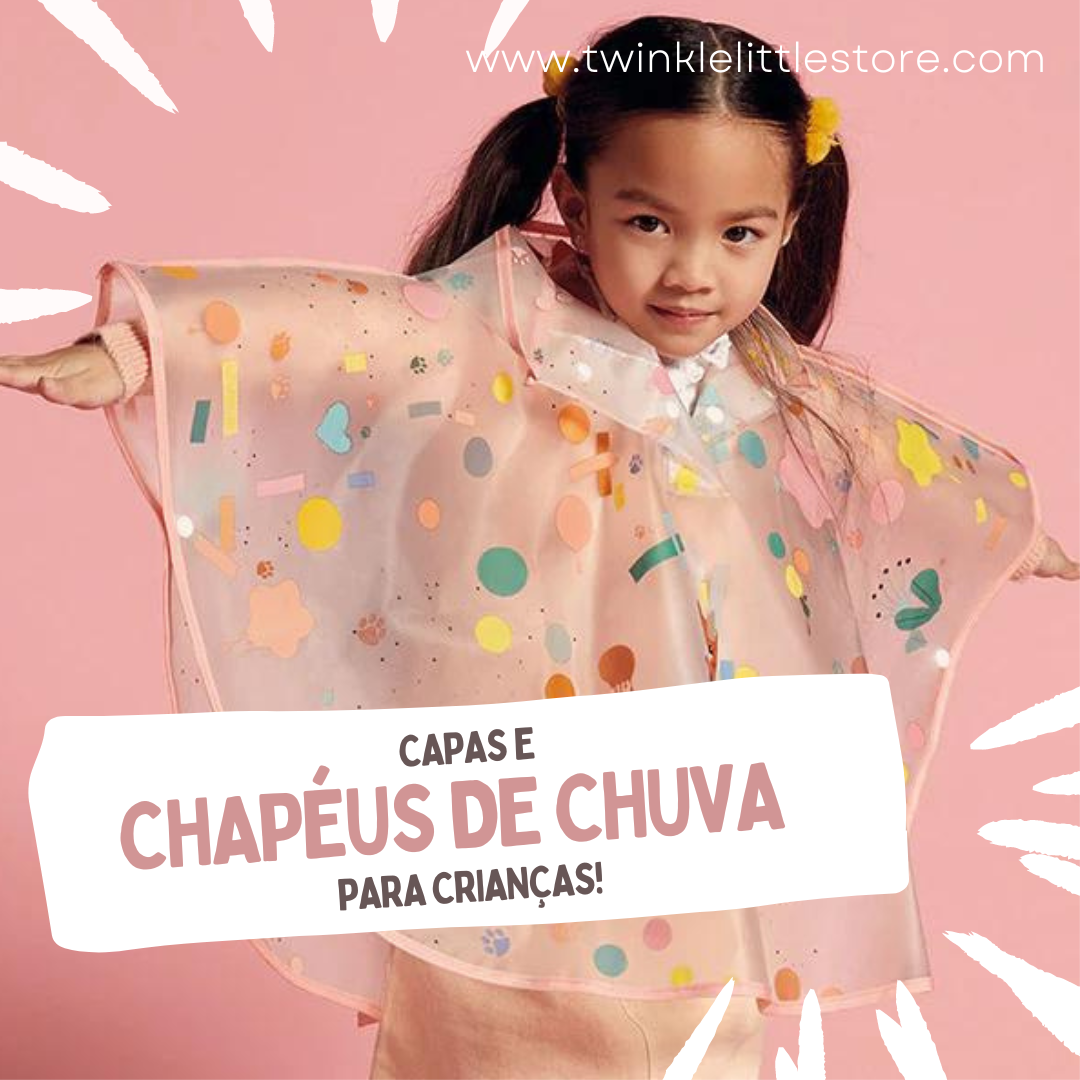 Capas e Chapéus de Chuva para crianças Capas e Chapéus de Chuva para crianças