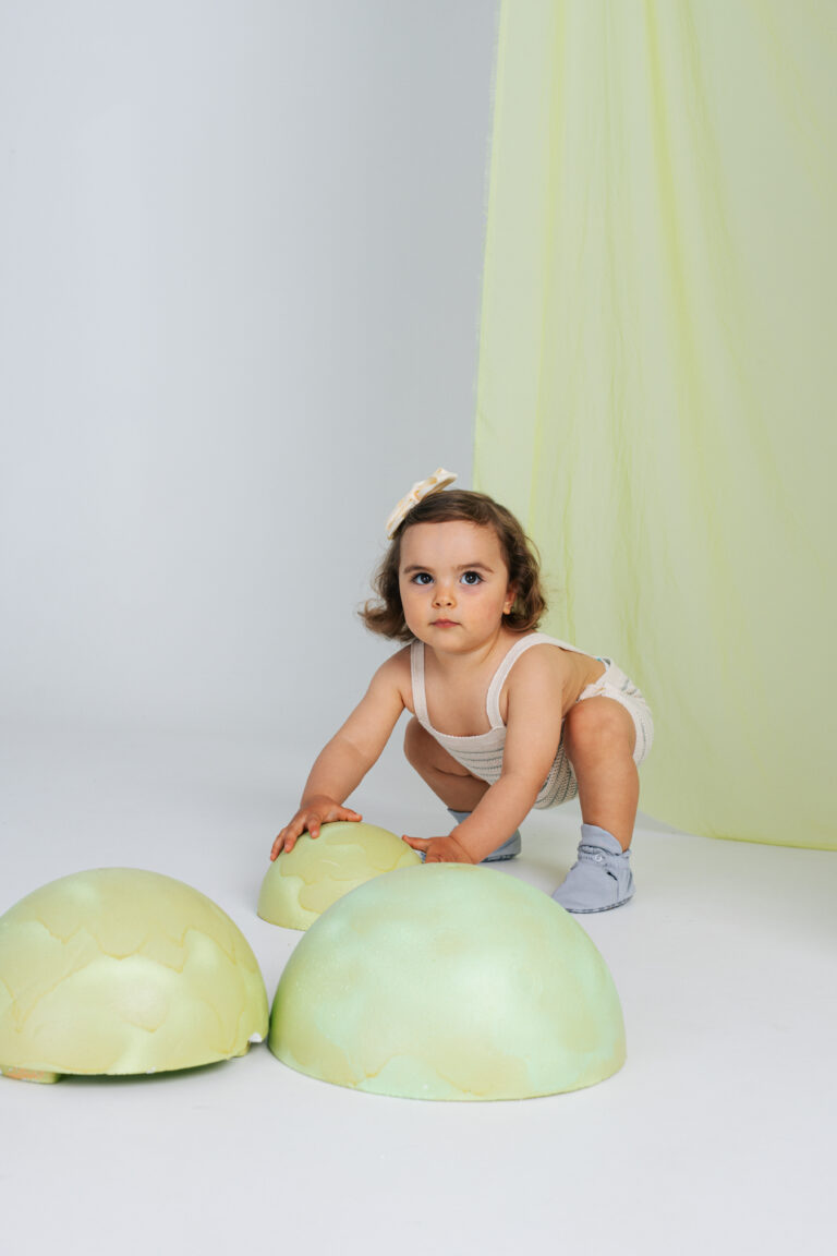 Baby Booties | Silver Macaron