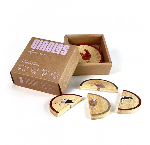 Puzzle Circles | Animais Fazenda