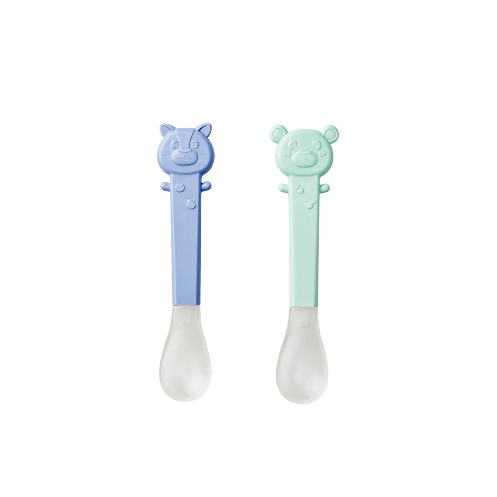 Set 2 Colheres Ponta Silicone | Ursinhos
