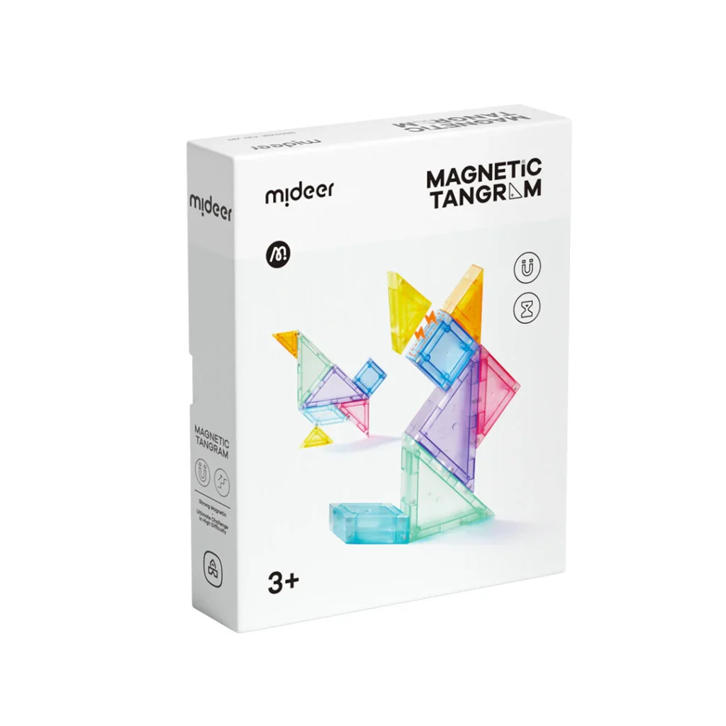 Mideer | Tangram magnético 3D com ampulheta