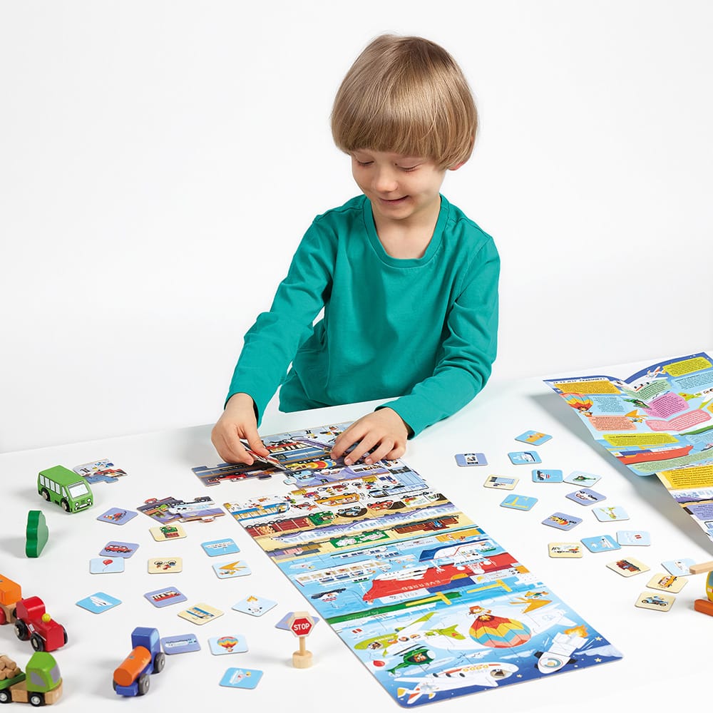 Puzzle + Transport | +4 anos