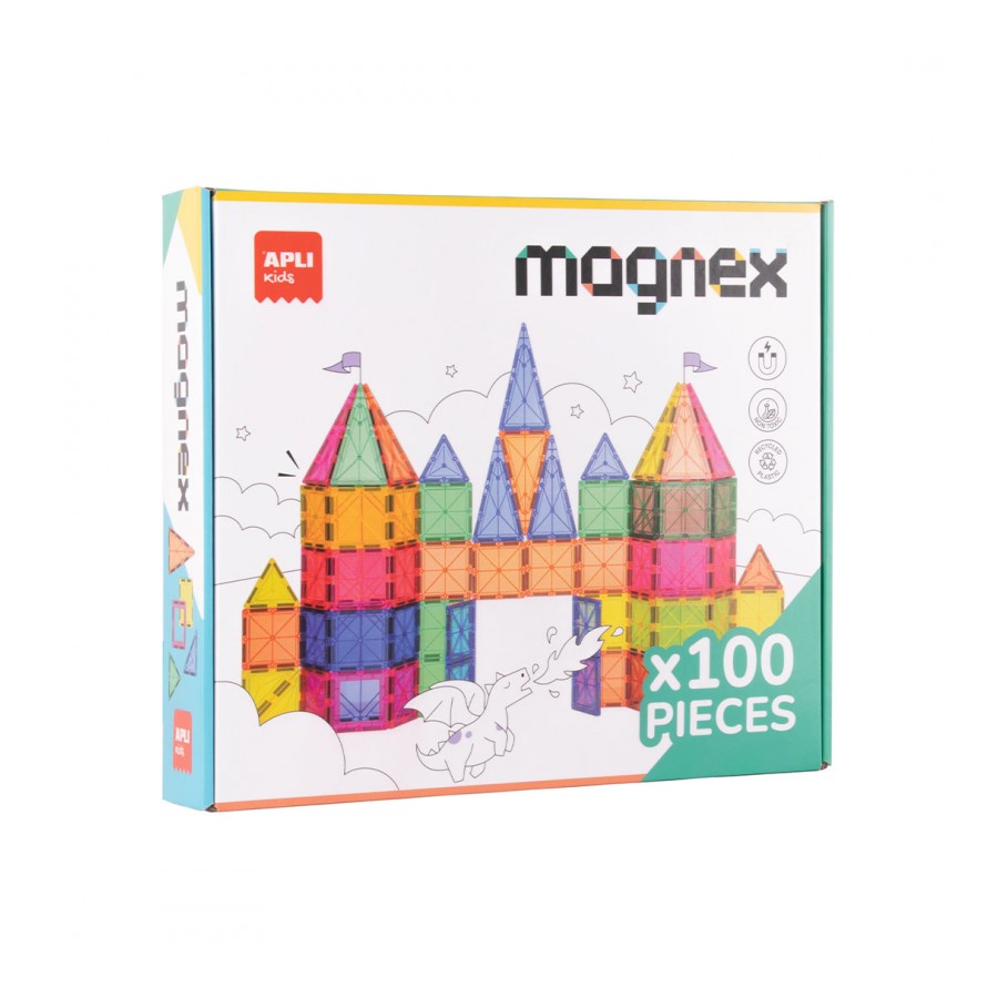 Jogo Magnético Magnex Apli | 100 peças