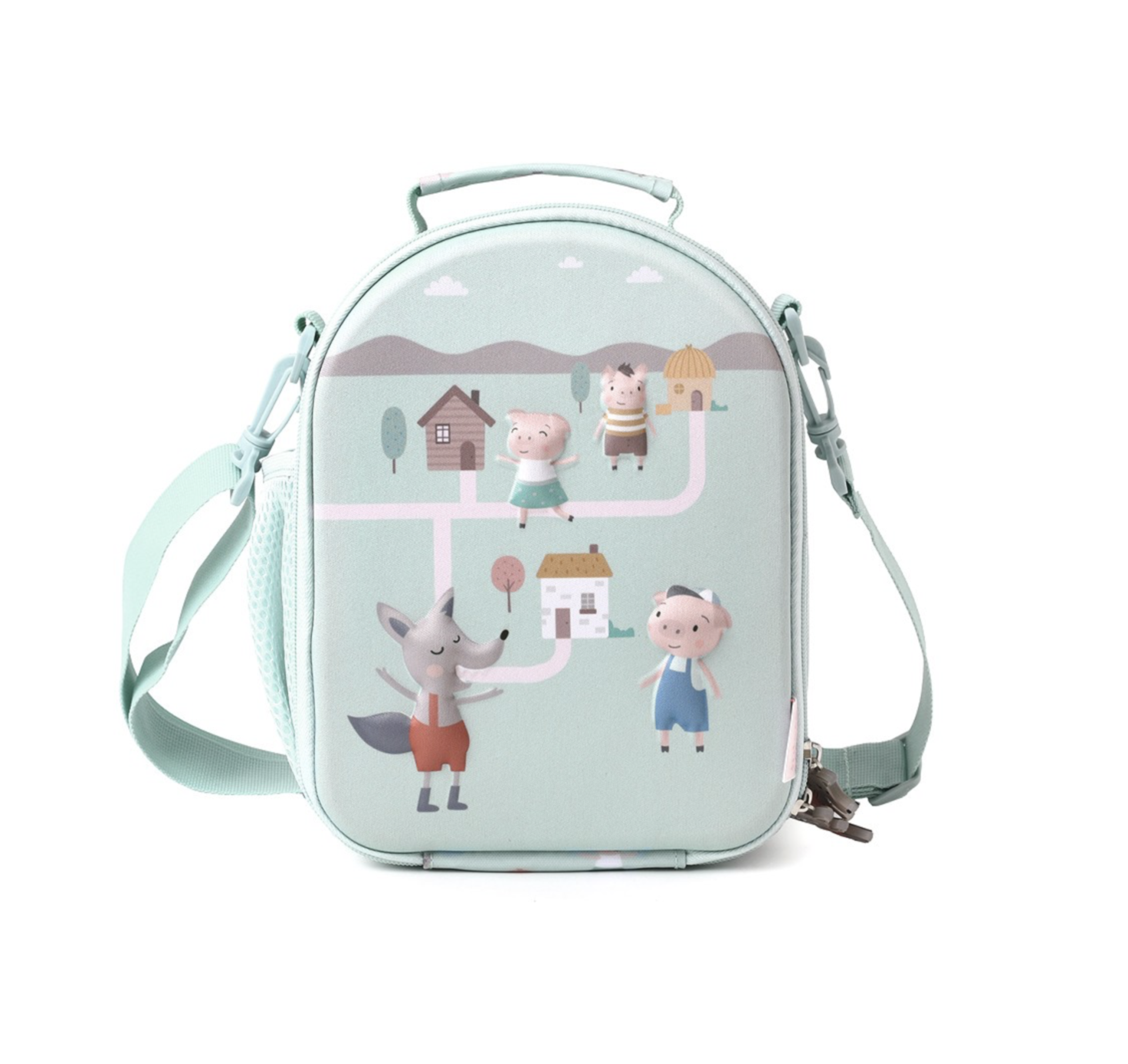 Bolsa Lanche Térmica 3D Tutete | The Three Little pigs