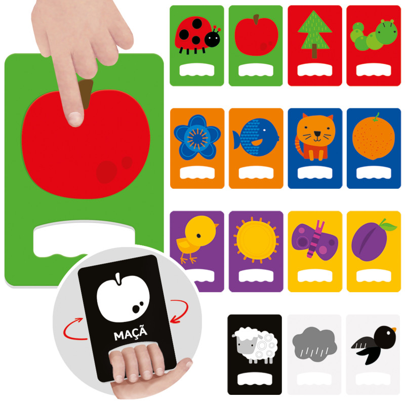 Headu | FLASHCARDS TÁTEIS ALTO CONTRASTE