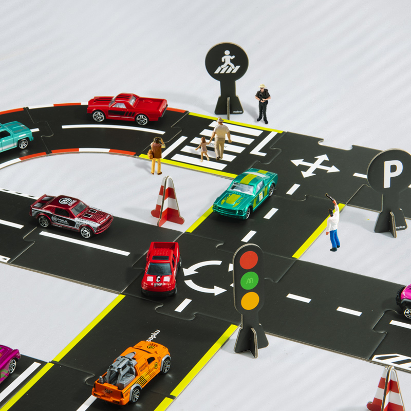 Mideer | Puzzle pista de corrida (38 peças)