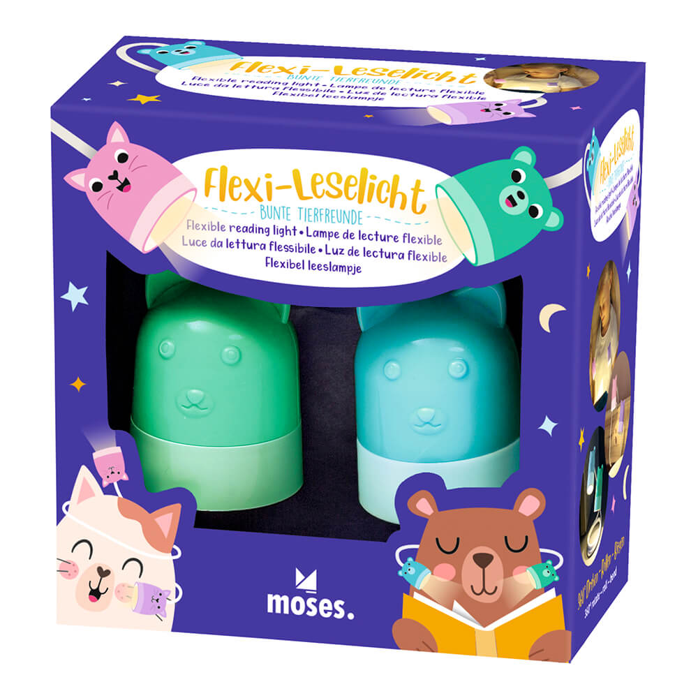 Luz de Leitura Flexível | Azul e Verde