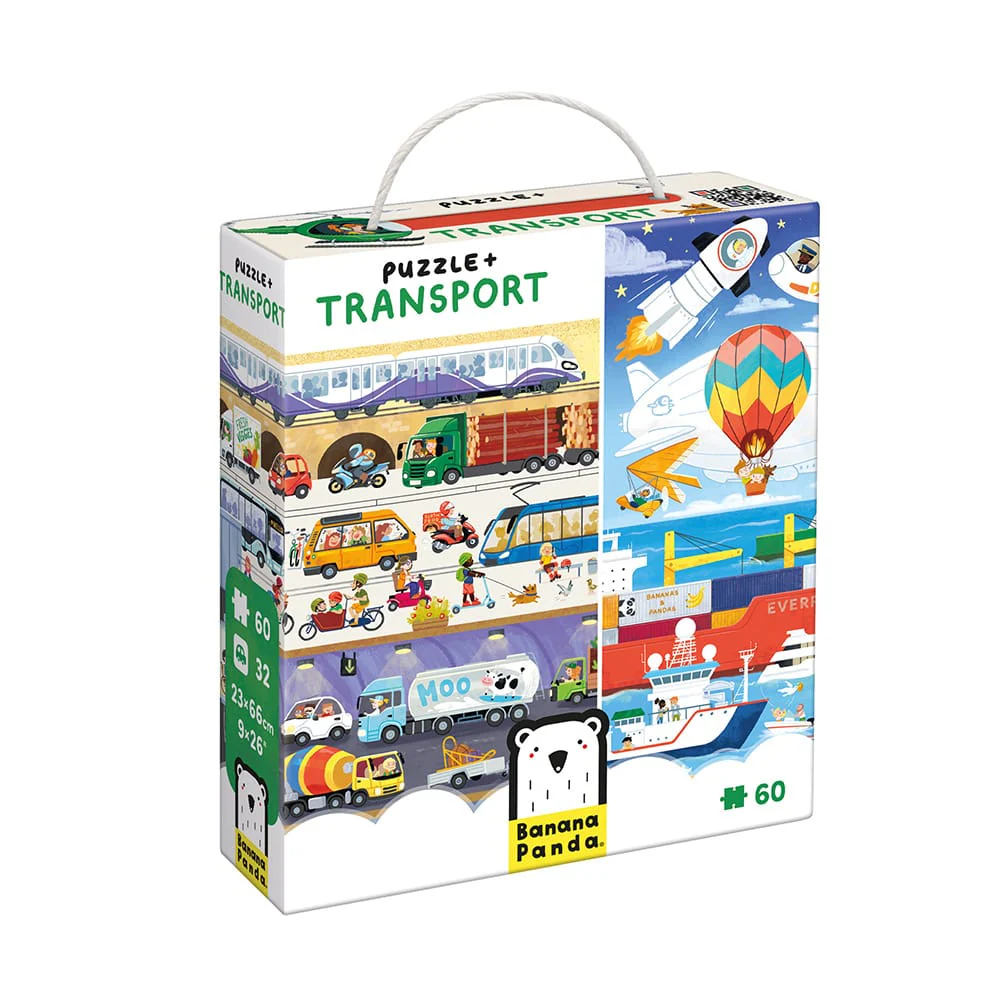 Puzzle + Transport | +4 anos