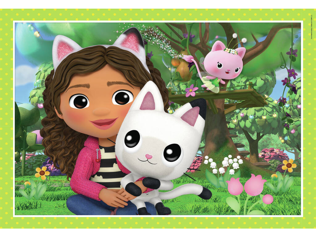 Puzzle 12, 16, 20 e 24 peças Gabby´s Dollhouse