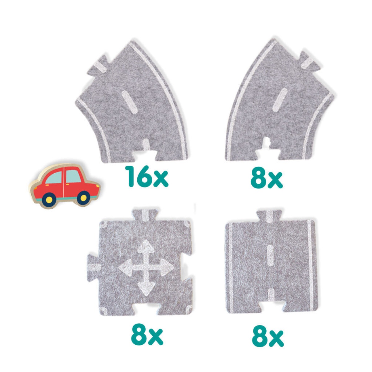 Circuito de estrada em feltro SES