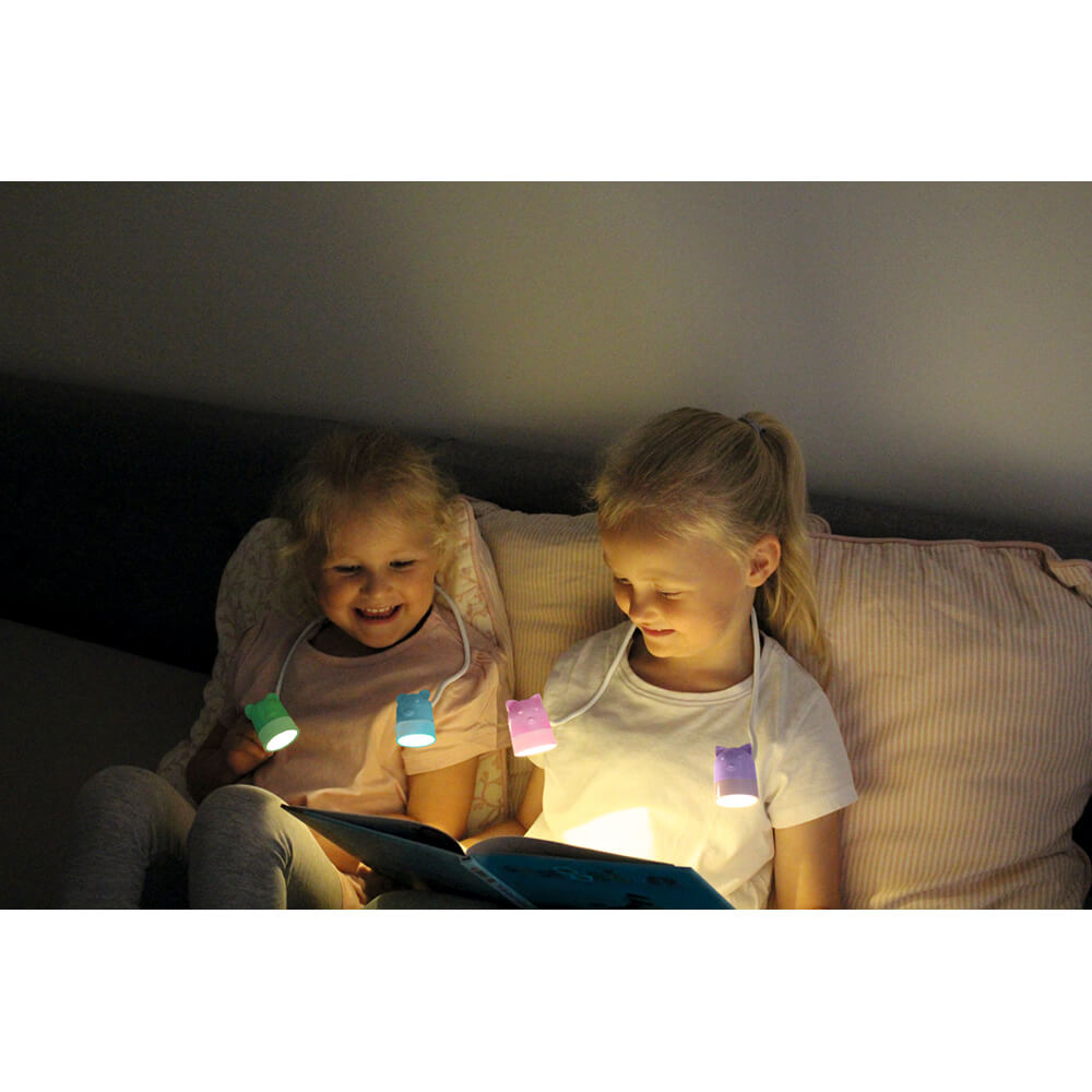 Luz de Leitura Flexível | Azul e Verde