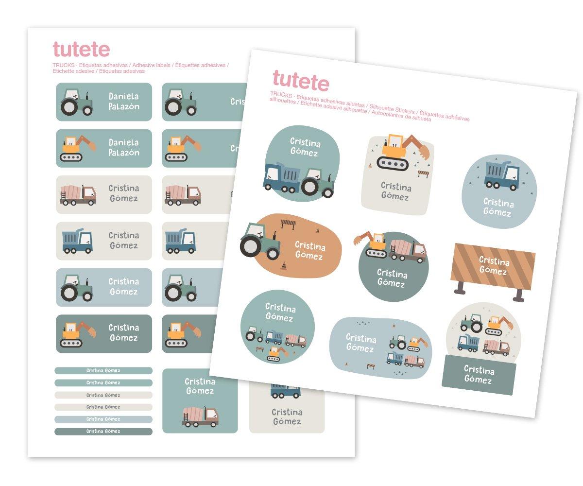 29 Etiquetas para Objectos | Trucks