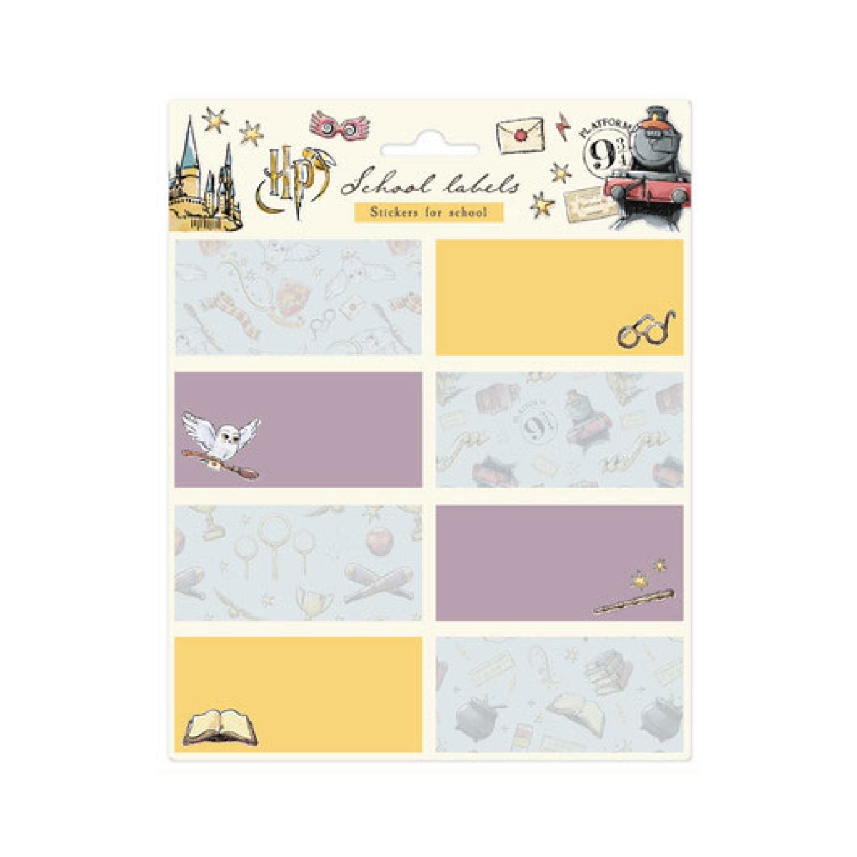 Etiquetas escolares Harry Potter - 16 unidades