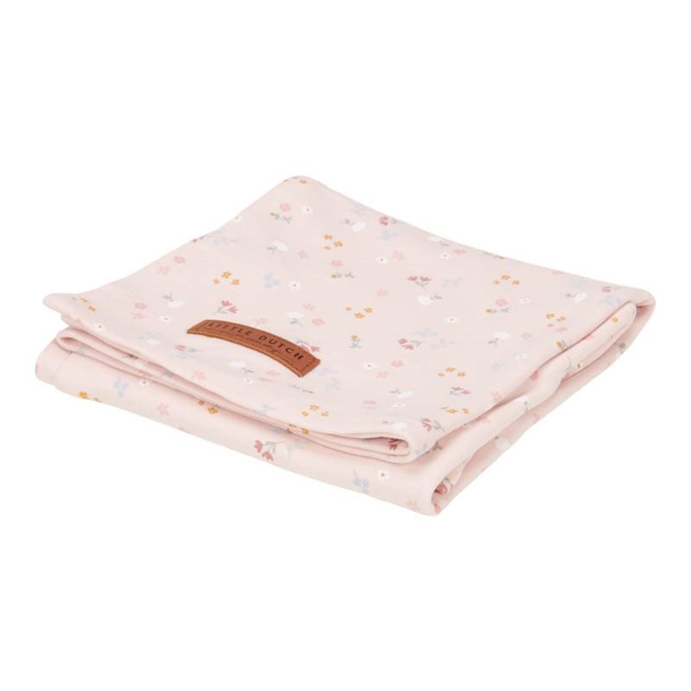 Little Dutch | Swaddle 100% Algodão Pink Flowers