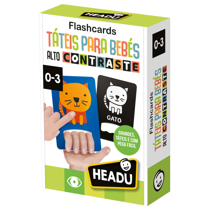Headu | FLASHCARDS TÁTEIS ALTO CONTRASTE