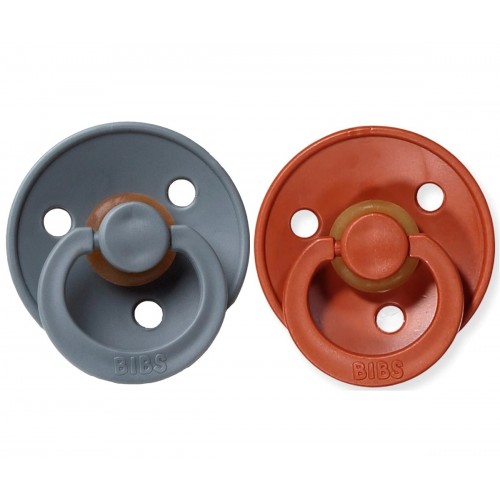 Pack 2 Chuchas BIBS 0-6 meses| Rust&Smoke