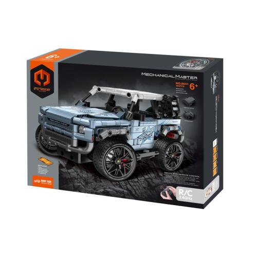Caixa de conjunto de construção de brinquedo de carro todo-o-terreno com controlo remoto