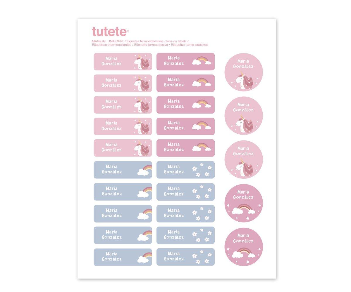 25 Etiquetas para Roupa | MAGICAL UNICORN