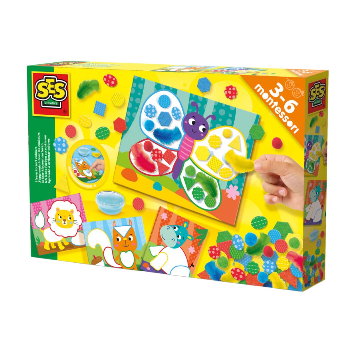 Classificar cores e materiais Montessori Ses