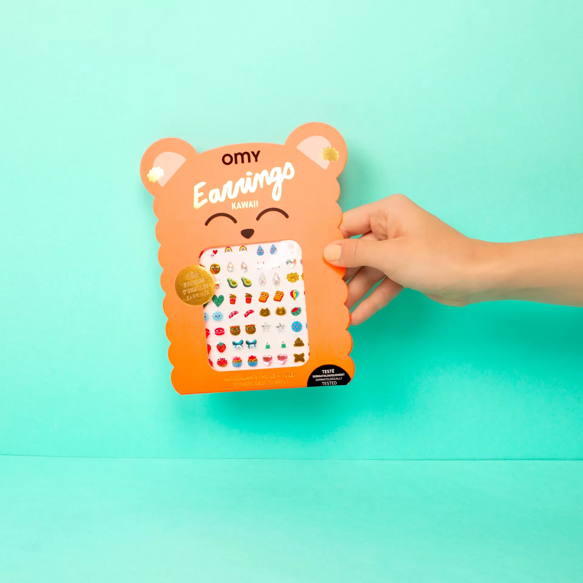 Brincos Adesivos Omy | Kawaii