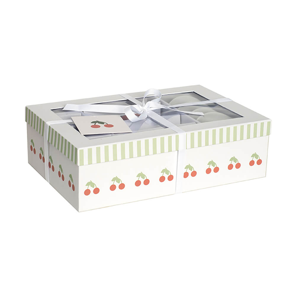 Conjunto Chá em Porcelana | Cerejas