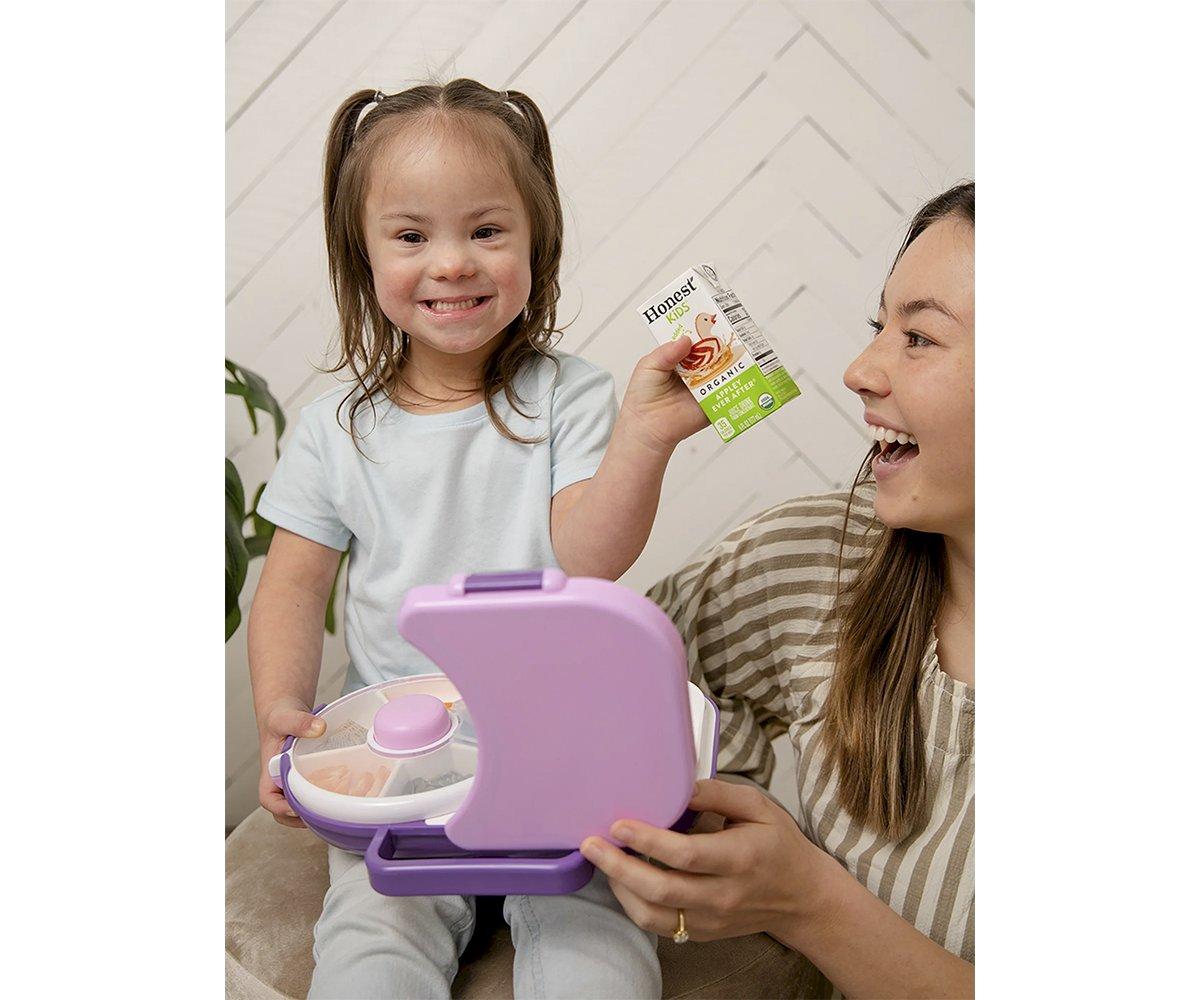 GöBe | Snack Spinner Flip 2 em 1 Lilás