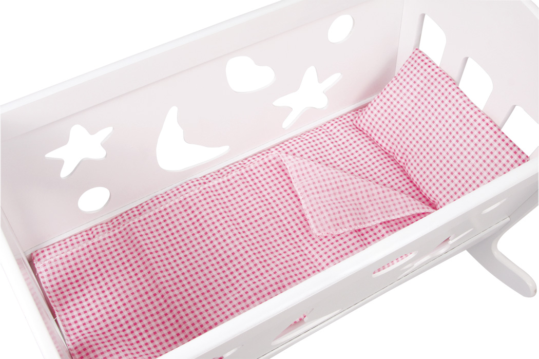 Berço em Madeira de Bonecas