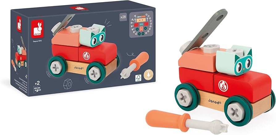 Janod | Carro Gato DIY Brico'Kids
